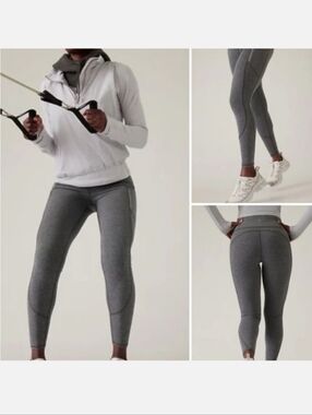 Athleta Rainier Heathered Legging Tight